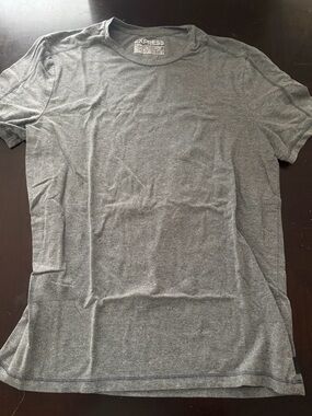 Express Men's Gray Heather Short Sleeve Crew Tee